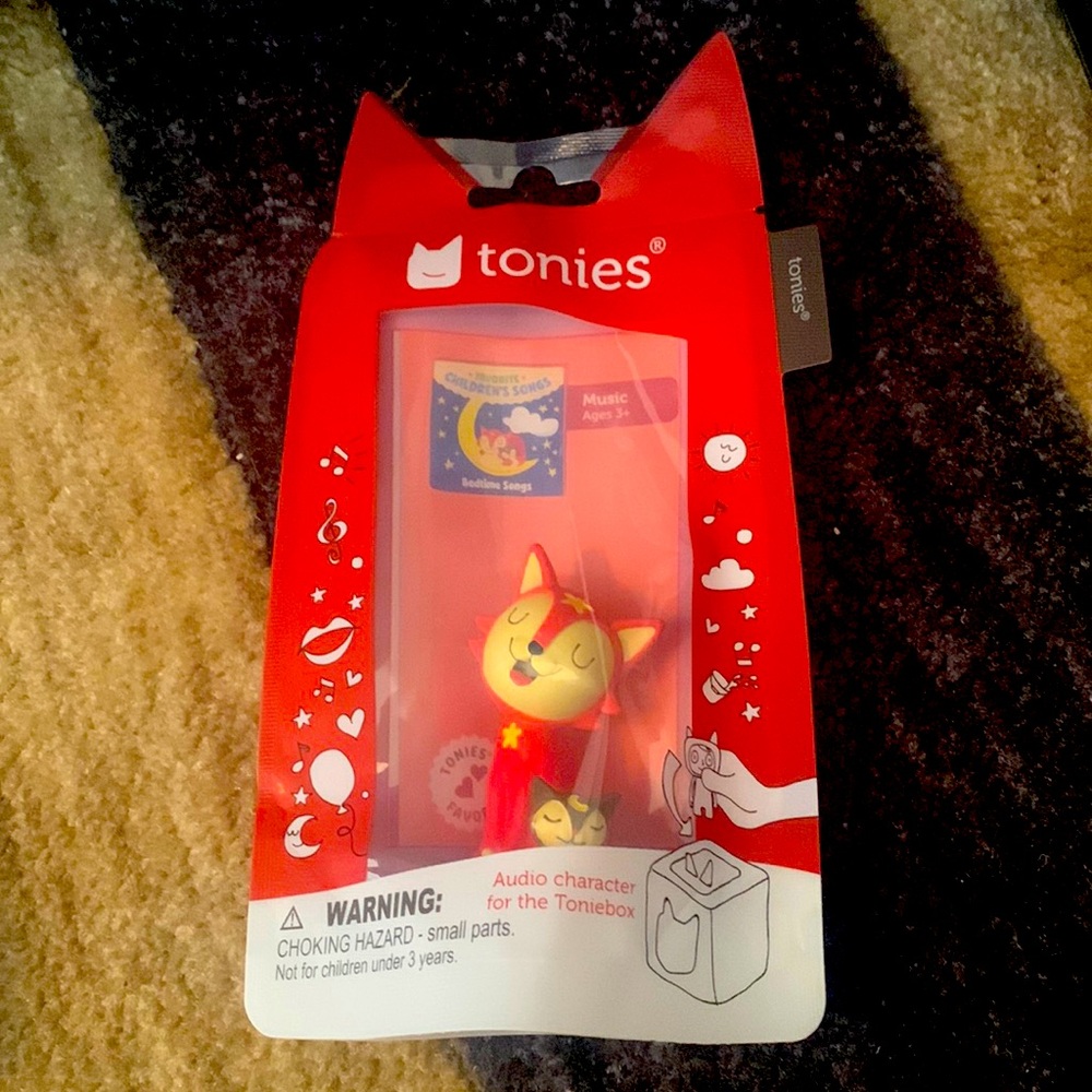NWT Fox Tonie for Bedtime, Toniebox figure new